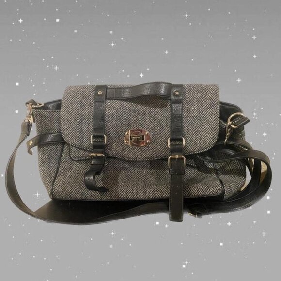 Bags | Large Grey Harris Tweed Bag | Poshmark